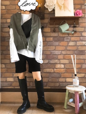 Hi_kaさん（レディース・160cm）の春コーディネート