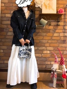 「mood for a day（ムードフォーアデイ）のアイテム」を使った、Hi_kaさん（レディース・160cm）の冬コーディネート