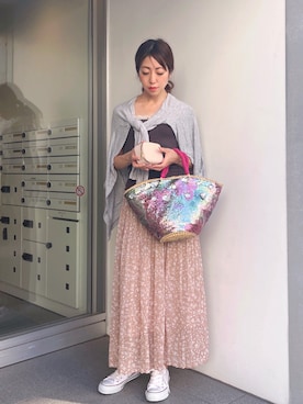「オールスター」｜「アイテム（財布/小物）」を使った、euro flat PRESS lisaさん（レディース・157cm）の秋コーディネート