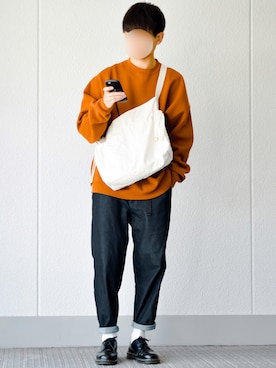 「トレーナー」｜motoshi さん（メンズ・176cm）の秋コーディネート