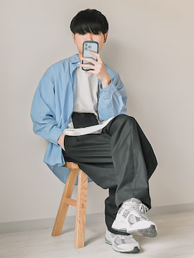 「MR.OLIVE（ミスターオリーブ）のアイテム」を使った、motoshi さん（メンズ・176cm）の春コーディネート