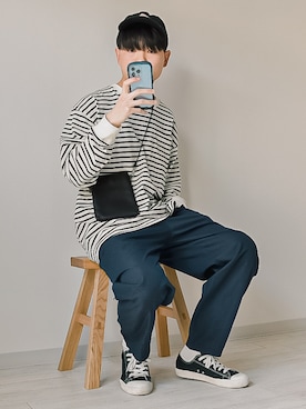 「MR.OLIVE（ミスターオリーブ）のアイテム」を使った、motoshi さん（メンズ・176cm）の春コーディネート