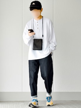 「KELTY（ケルティ）のアイテム（キャップ）」を使った、motoshi さん（メンズ・176cm）の秋コーディネート