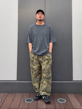 「CIAOPANIC TYPY（チャオパニックティピー）のアイテム」を使った、Yusuke Tanakaさん（メンズ・173cm）の夏コーディネート
