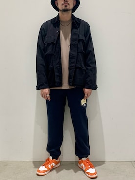 「CIAOPANIC TYPY（チャオパニックティピー）のアイテム（スウェットパンツ）」を使った、Yusuke Tanakaさん（メンズ・173cm）の夏コーディネート