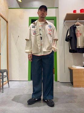 「SOUNDSGOOOOD（サウンズグッド）のアイテム」を使った、Yusuke Tanakaさん（メンズ・173cm）の春コーディネート