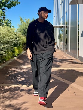 「メンズコーデ」｜「アイテム（シャツ/ブラウス）」を使った、Yusuke Tanakaさん（メンズ・173cm）の夏コーディネート