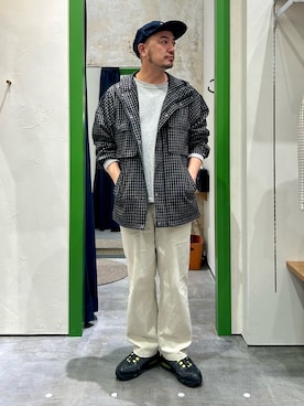 「CIAOPANIC TYPY（チャオパニックティピー）のアイテム（パンツ）」を使った、Yusuke Tanakaさん（メンズ・173cm）の春コーディネート