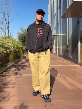 「Franklin Climbing（フランクリンクライミング）のアイテム」を使った、Yusuke Tanakaさん（メンズ・173cm）の春コーディネート