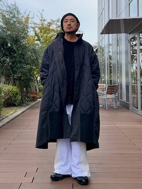 「アイテム（モッズコート）」を使った、Yusuke Tanakaさん（メンズ・173cm）の秋コーディネート