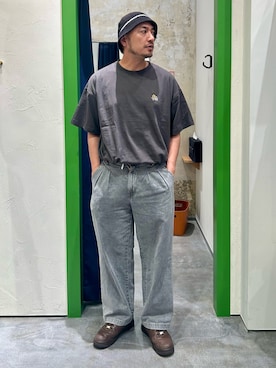 「CIAOPANIC TYPY（チャオパニックティピー）のアイテム（パンツ）」を使った、Yusuke Tanakaさん（メンズ・173cm）の夏コーディネート