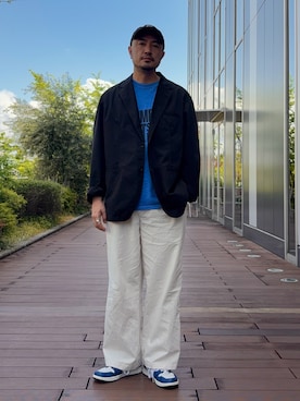 「CIAOPANIC TYPY（チャオパニックティピー）のアイテム（パンツ）」を使った、Yusuke Tanakaさん（メンズ・173cm）の春コーディネート