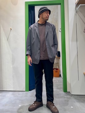 「アイテム（Tシャツ/カットソー）」を使った、Yusuke Tanakaさん（メンズ・173cm・40代）の夏コーディネート