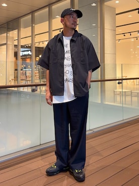 「CIAOPANIC TYPY（チャオパニックティピー）のアイテム」を使った、Yusuke Tanakaさん（メンズ・173cm）の夏コーディネート