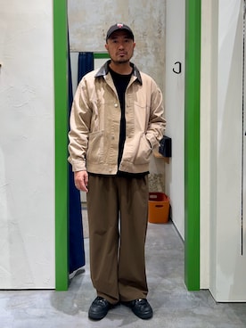 「アイテム（パンツ）」を使った、Yusuke Tanakaさん（メンズ・173cm・40代）の秋コーディネート