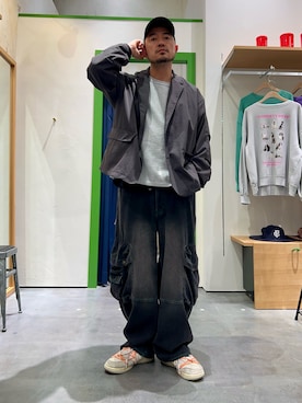 「CIAOPANIC TYPY（チャオパニックティピー）のアイテム」を使った、Yusuke Tanakaさん（メンズ・173cm）の春コーディネート