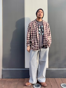 「CIAOPANIC TYPY（チャオパニックティピー）のアイテム（ジャケット/アウター）」を使った、Yusuke Tanakaさん（メンズ・173cm）の春コーディネート