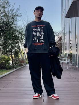 「SOUNDSGOOOOD（サウンズグッド）のアイテム」を使った、Yusuke Tanakaさん（メンズ・173cm）の春コーディネート