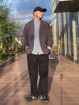 「CIAOPANIC TYPY（チャオパニックティピー）のアイテム（パンツ）」を使った、Yusuke Tanakaさん（メンズ・173cm）の春コーディネート