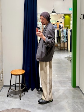 「CIAOPANIC TYPY（チャオパニックティピー）のアイテム」を使った、Yusuke Tanakaさん（メンズ・173cm）の春コーディネート