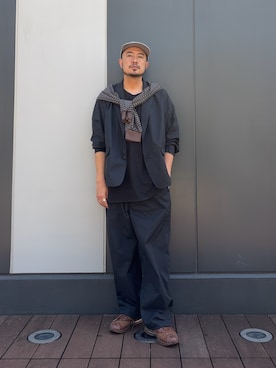 「CIAOPANIC TYPY（チャオパニックティピー）のアイテム（ジャケット/アウター）」を使った、Yusuke Tanakaさん（メンズ・173cm）の秋コーディネート