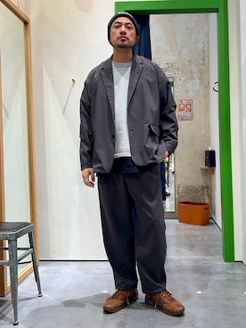 Yusuke Tanakaさん（メンズ・173cm）の冬コーディネート