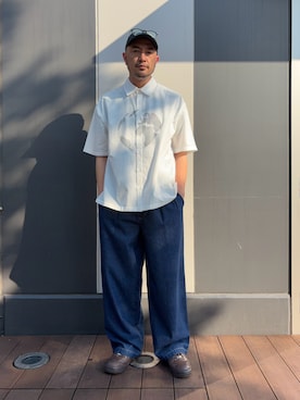 「CIAOPANIC TYPY（チャオパニックティピー）のアイテム」を使った、Yusuke Tanakaさん（メンズ・173cm）の夏コーディネート