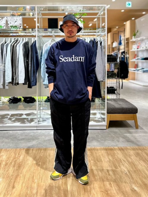 【WEB限定】【ユニセックス】SEADAMロゴプリントビッグシルエットロンTee