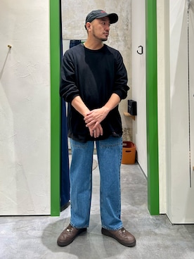 「アイテム（トップス）」を使った、Yusuke Tanakaさん（メンズ・173cm・40代）の秋コーディネート