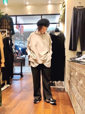 「IJIIT&Co.（イジットアンドコー）のアイテム」を使った、キムラアスミさん（レディース・156cm）の夏コーディネート