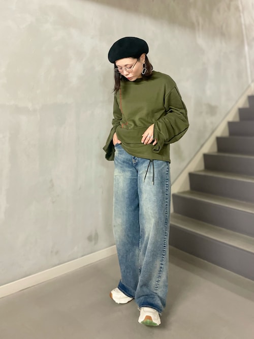 AULA AILA（アウラ アイラ）別注パイピングプルオーバー（Tシャツ