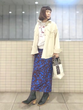 キムラアスミさん(レディース・156cm)の冬コーディネート