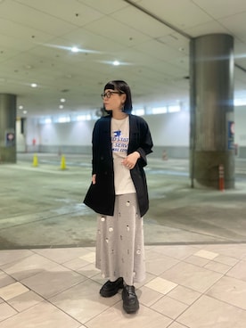 「GOOD ROCK SPEED（グッドロックスピード）のアイテム」を使った、キムラアスミさん（レディース・156cm）の春コーディネート