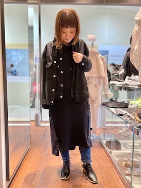 「THE KEIJI（ザ ケイジ）のアイテム」を使った、キムラアスミさん（レディース・156cm）の春コーディネート