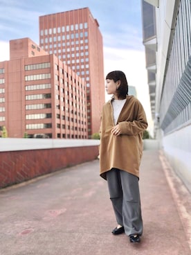 「SUPP. no one else （サップノーワンエルス）のアイテム」を使った、キムラアスミさん（レディース・156cm）の秋コーディネート