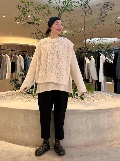 2サイズ展開』ペルーボートネックニット（ニット/セーター）｜かぐれ