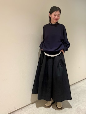 「アイテム（スウェット）」を使った、takagiさん（レディース・163cm）の秋コーディネート