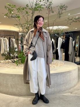 「アイテム（その他アウター）」を使った、takagiさん（レディース・163cm）の秋コーディネート