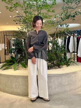 「アイテム（その他アンダーウェア/インナー）」を使った、takagiさん（レディース・163cm）の夏コーディネート