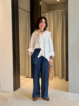 「かぐれ（カグレ）のアイテム」を使った、takagi kotomiさん（レディース・163cm）の夏コーディネート