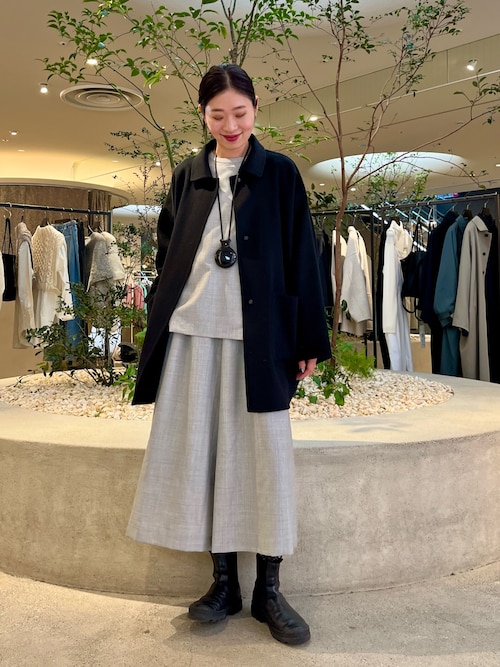 ウールステンカラーショートコート（その他アウター）｜かぐれ（カグレ