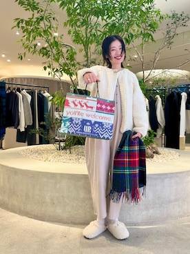 「アイテム（つなぎ/オールインワン）」を使った、takagi kotomiさん（レディース・163cm）の秋コーディネート