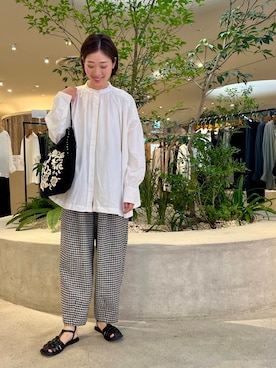 「かぐれ」｜takagi kotomiさん（レディース・163cm）の夏コーディネート