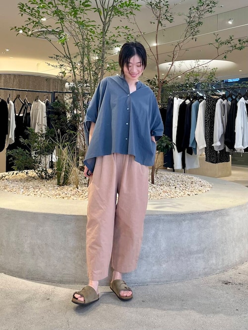 ウェザーワッシャーサルエルパンツ