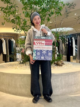 「アイテム（ヘアバンド）」を使った、takagi kotomiさん（レディース・163cm）の秋コーディネート