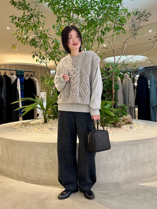 かぐれ ニット セーター コットンカシミヤプルオーバー レディース