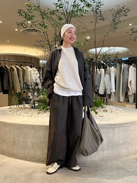 「アイテム（ヘアバンド）」を使った、takagiさん（レディース・163cm）の秋コーディネート