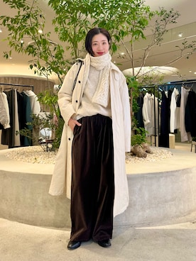 「アイテム（その他トップス）」を使った、takagi kotomiさん（レディース・163cm）の秋コーディネート