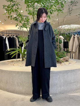 「アイテム（オールインワン・サロペット）」を使った、takagi kotomiさん（レディース・163cm）の冬コーディネート