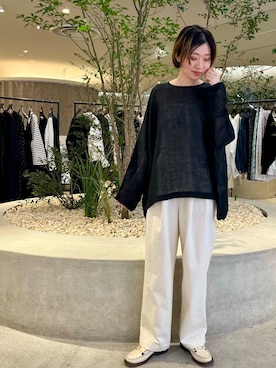 「ブラウスが主役の春コーデ」｜takagiさん（レディース・163cm）の春コーディネート